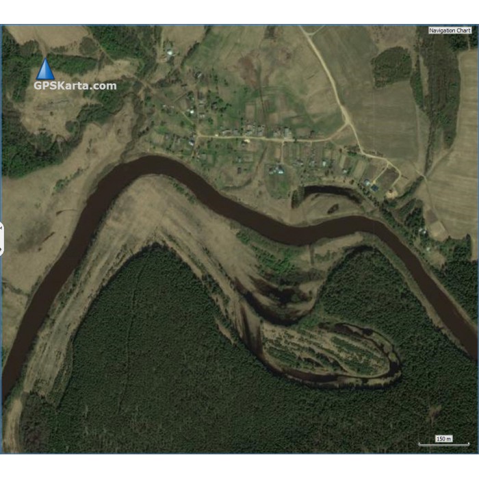 Спутниковый снимок Вологодской области
